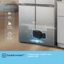 FRIDGEMASTER MQ79395ES 79.4cm 65/35 Total No Frost American Fridge Freezer - Silver additional 7