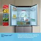 FRIDGEMASTER MQ79395ES 79.4cm 65/35 Total No Frost American Fridge Freezer - Silver additional 8