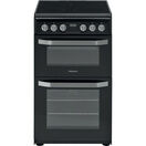HOTPOINT HD5V93CCB 50cm Ceramic Double Oven Cooker Black additional 1