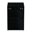 HOTPOINT HDME6VDC2AB 60cm Electric Double Fan Oven Cooker - Black additional 1