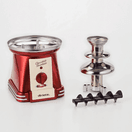ARIETE Retro Party Time Chocolate Fountain - Red additional 4