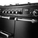 RANGEMASTER COT90DFPCBL/CM1 Cotswold 90 Dual Fuel Charcoal Black with Chrome Trim additional 2