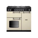 RANGEMASTER COT90DFPPCR/CM1 Cotswold 90 Dual Fuel Pale Cream with Chrome Trim additional 1