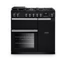 RANGEMASTER PR90DFPCBL/CM1 Professional 90 Dual Fuel Charcoal Black with Chrome Trim additional 1