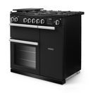 RANGEMASTER PR90DFPCBL/CM1 Professional 90 Dual Fuel Charcoal Black with Chrome Trim additional 2