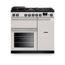 RANGEMASTER PR90DFPIVY/CM1 Professional 90 Dual Fuel Ivory with Chrome Trim additional 1