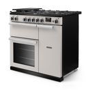 RANGEMASTER PR90DFPIVY/CM1 Professional 90 Dual Fuel Ivory with Chrome Trim additional 2