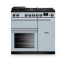 RANGEMASTER PR90DFPMSB/CM1 Professional 90 Dual Fuel Misty Blue with Chrome Trim additional 1