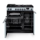 RANGEMASTER PR90DFPMSB/CM1 Professional 90 Dual Fuel Misty Blue with Chrome Trim additional 4