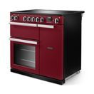 RANGEMASTER PR90EIPBOR/CM1 Professional 90 Induction Bordeaux with Chrome Trim additional 2