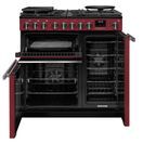 RANGEMASTER PRDL90DFPBOR/CM1 Professional Deluxe 90 Dual Fuel Bordeaux with Chrome Trim additional 5
