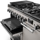 Rangemaster Professional Deluxe 90 Dual Fuel Ivory with Chrome Trim PRDL90DFPIVY/CM1 additional 4