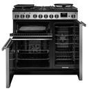 RANGEMASTER PRDL90DFSTST/CM1 Professional Deluxe 90 Dual Fuel Stainless Steel with Chrome Trim additional 3
