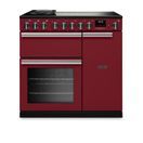 RANGEMASTER PRDL90EIPBOR/CM1 Professional Deluxe 90 Induction Bordeaux with Chrome Trim additional 1