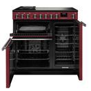 RANGEMASTER PRDL90EIPBOR/CM1 Professional Deluxe 90 Induction Bordeaux with Chrome Trim additional 3
