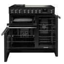 RANGEMASTER PRDL90EIPCBL/CM1 Professional Deluxe 90 Induction Charcoal Black with Chrome Trim additional 4