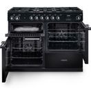 RANGEMASTER COTO110DFPCBL/CM1 Cotswold 110 Dual Fuel Charcoal Black with Chrome Trim additional 6