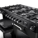 RANGEMASTER COTO110DFPCBL/CM1 Cotswold 110 Dual Fuel Charcoal Black with Chrome Trim additional 4