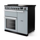 RANGEMASTER PRDL90EIPMSB/CM1 Professional Deluxe 90 Induction Misty Blue with Chrome Trim additional 3