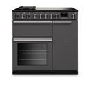 RANGEMASTER PRDL90EIPSLT/CM1 Professional Deluxe 90 Induction Slate with Chrome Trim additional 1