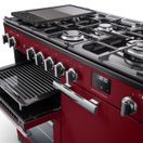 RANGEMASTER PR100DFPBOR/CM1 Professional 100 Dual Fuel Bordeaux with Chrome Trim additional 5