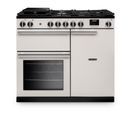 RANGEMASTER PR100DFPIVY/CM1 Professional 100 Dual Fuel Ivory with Chrome Trim additional 1