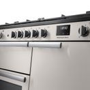 RANGEMASTER PR100DFPIVY/CM1 Professional 100 Dual Fuel Ivory with Chrome Trim additional 2