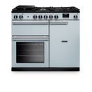 RANGEMASTER PR100DFPMSB/CM1 Professional 100 Dual Fuel Misty Blue with Chrome Trim additional 1