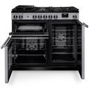 RANGEMASTER PR100DFSTST/CM1 Professional 100 Dual Fuel Stainless Steel with Chrome Trim additional 3