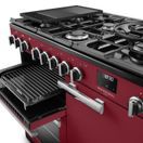 RANGEMASTER PRDL100DFPBOR/CM1 Professional Deluxe 100 Dual Fuel Bordeaux with Chrome Trim additional 3