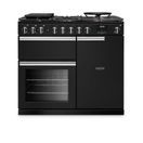 RANGEMASTER PRDL100DFPCBL/CM1 Professional Deluxe 100 Dual Fuel Charcoal Black with Chrome Trim additional 1