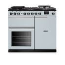 RANGEMASTER PRDL100DFPMSB/CM1 Professional Deluxe 100 Dual Fuel Misty Blue with Chrome Trim additional 1