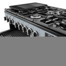 RANGEMASTER PRDL100DFPMSB/CM1 Professional Deluxe 100 Dual Fuel Misty Blue with Chrome Trim additional 3