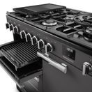 RANGEMASTER PRDL100DFPSLT/CM1 Professional Deluxe 100 Dual Fuel Slate with Chrome Trim additional 3