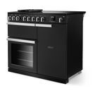 RANGEMASTER PRDL100EIPCBL/CM1 Professional Deluxe 100 Induction Charcoal Black with Chrome Trim additional 2