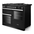RANGEMASTER PRO110DFPCBL/CM1 Professional OC 110 Dual Fuel Charcoal Black with Chrome Trim additional 2