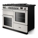 RANGEMASTER PRO110DFPIVY/CM1 Professional OC 110 Dual Fuel Ivory with Chrome Trim additional 2