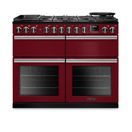 RANGEMASTER PRDLB110DFPBOR/CM1 Professional Deluxe 110 SC Dual Fuel Bordeaux with Chrome Trim additional 1