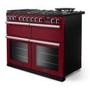 RANGEMASTER PRDLB110DFPBOR/CM1 Professional Deluxe 110 SC Dual Fuel Bordeaux with Chrome Trim additional 2