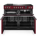 RANGEMASTER PRDLB110DFPBOR/CM1 Professional Deluxe 110 SC Dual Fuel Bordeaux with Chrome Trim additional 4