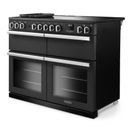 Rangemaster PRDLB110DFPCBL/CM1 Professional Deluxe 110 SC Dual Fuel Charcoal Black with Chrome Trim additional 2