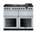 RANGEMASTER PRDLB110DFPMSB/CM1 Professional Deluxe  SC 110 Dual Fuel Misty Blue with Chrome Trim additional 1