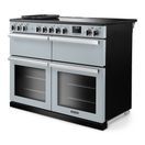 RANGEMASTER PRDLB110DFPMSB/CM1 Professional Deluxe  SC 110 Dual Fuel Misty Blue with Chrome Trim additional 2