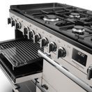 RANGEMASTER PRDLB110DFPIVY/CM1 Professional Deluxe SC 110 Dual Fuel Ivory with Chrome Trim additional 3