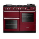 RANGEMASTER PRDLO110DFPBOR/CM1 Professional Deluxe  OC110 Dual Fuel Bordeaux with Chrome Trim additional 1