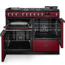 RANGEMASTER PRDLO110DFPBOR/CM1 Professional Deluxe  OC110 Dual Fuel Bordeaux with Chrome Trim additional 3
