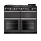 RANGEMASTER PRDLB110DFPSLT/CM1 Professional Deluxe SC 110 Dual Fuel Slate with Chrome Trim additional 1