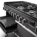 RANGEMASTER PRDLB110DFPSLT/CM1 Professional Deluxe SC 110 Dual Fuel Slate with Chrome Trim additional 3