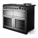 RANGEMASTER PRDLB110DFSTST/CM1 Professional Deluxe SC  110 Dual Fuel Stainless Steel with Chrome Trim additional 2