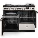 RANGEMASTER PRDLO110DFPIVY/CM1 Professional Deluxe 110 OC Dual Fuel Ivory with Chrome Trim additional 4